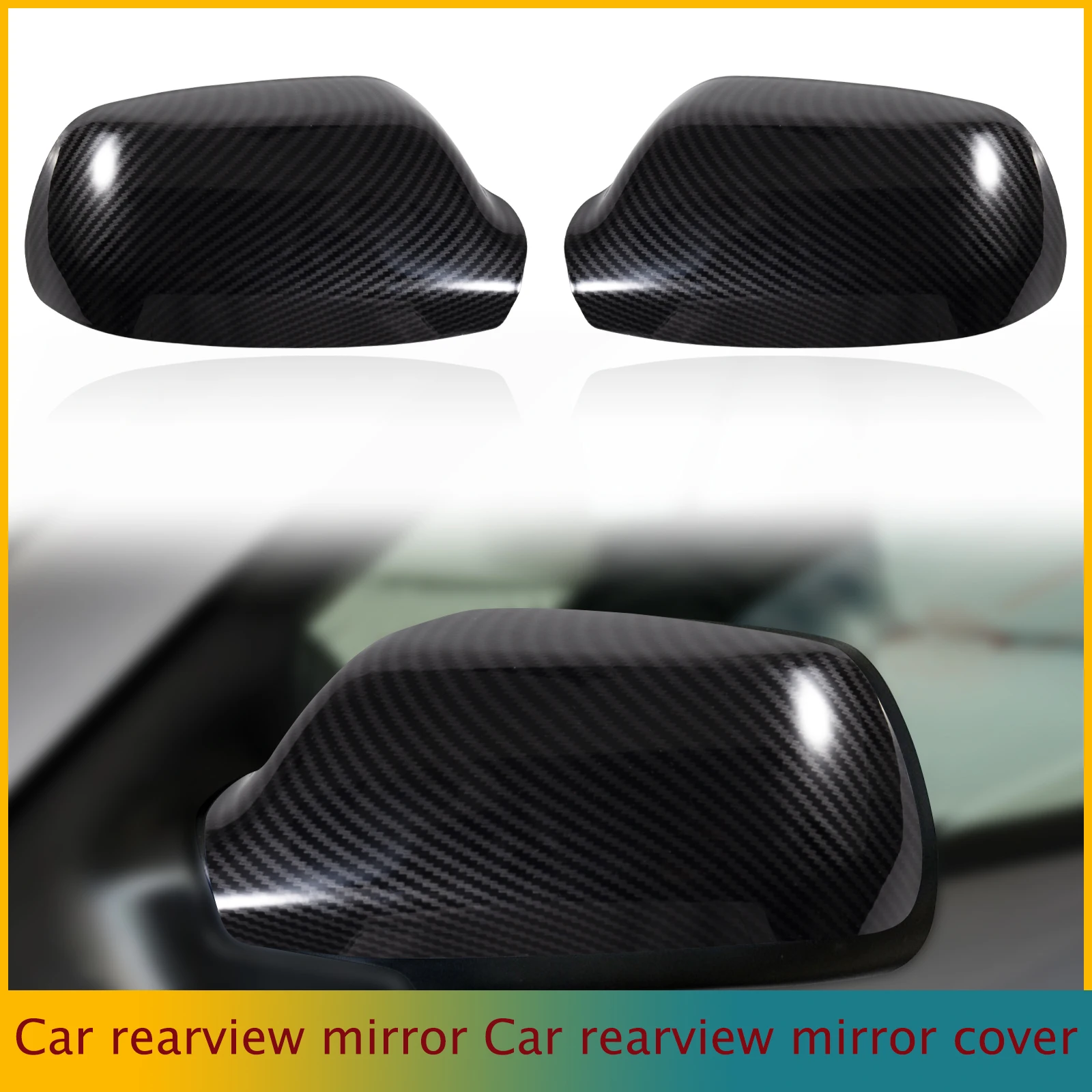 

Carbon Fiber Pattern Door Rearview Mirror Cover Cap Housing Fit for Mazda 3 Accessories 2003 2004 2005 2006 2007 2008 2009