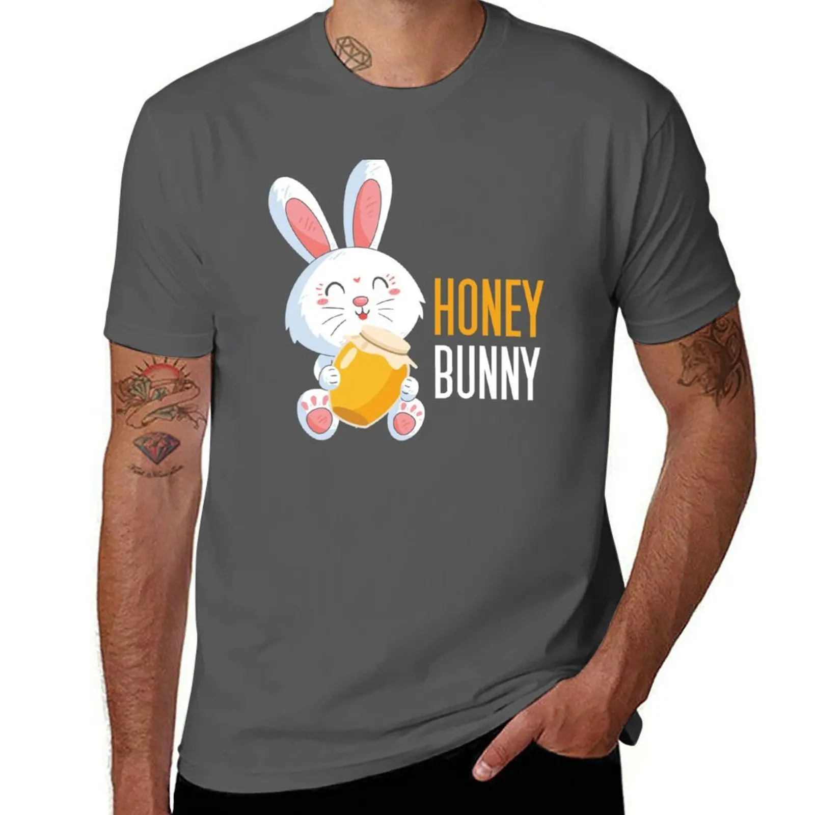 

Honey bunny T-Shirt man graphic t shirt t shirt man plain T-Shirt