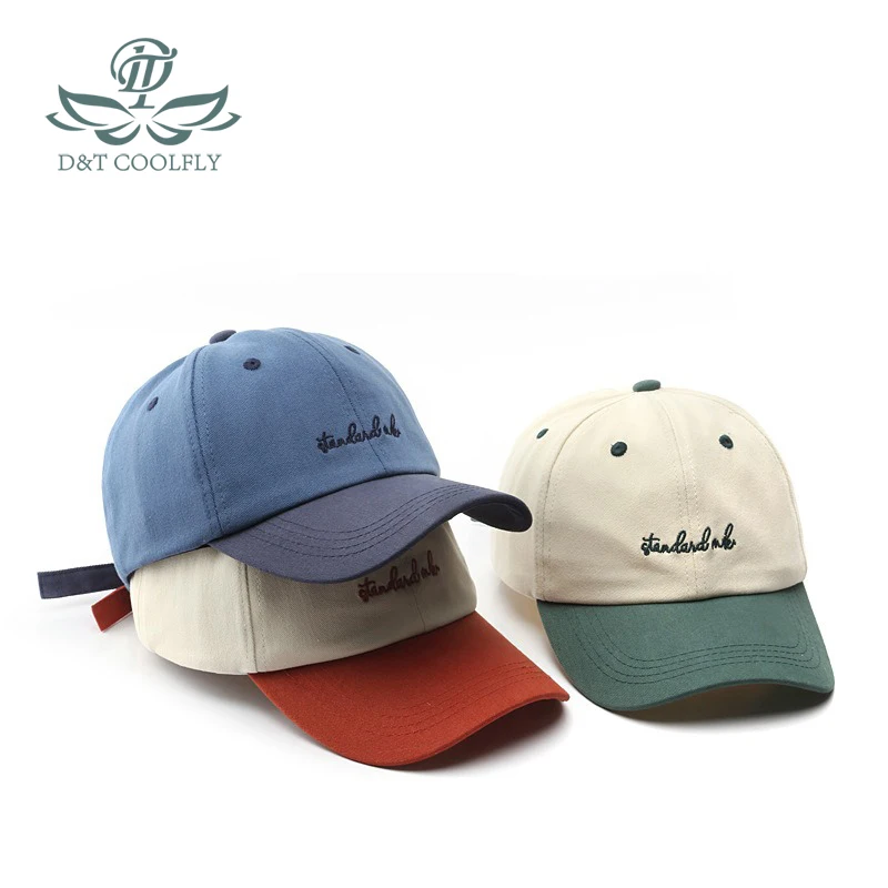 D&T 2024 New Fashion Cap Men Women Adjustable Cotton Material Sun Protection Breathable Waterproof Vintage Embroidered Logo Cap