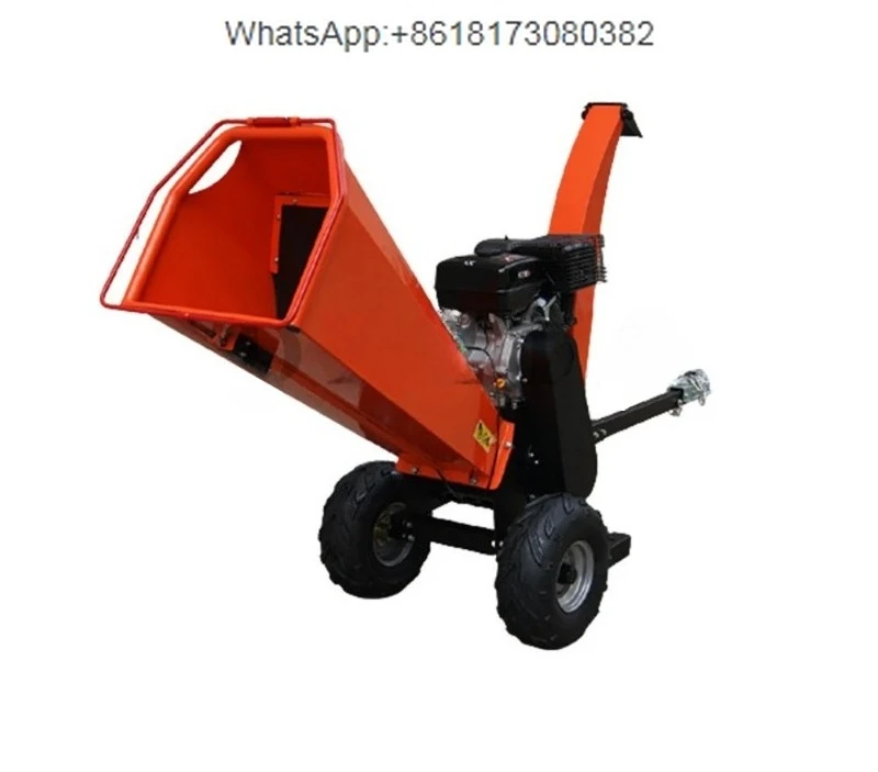 Engine Powered ATV Drum Wood Chipper Shredder Machine/Wood Chipper