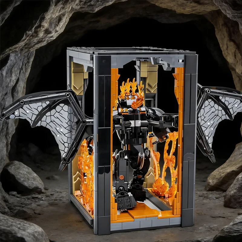 

Balrogs Book Nook Building Blocks Compatible 10367 Rings Model Assembly Bricks Toys For Boy Girl Gifts