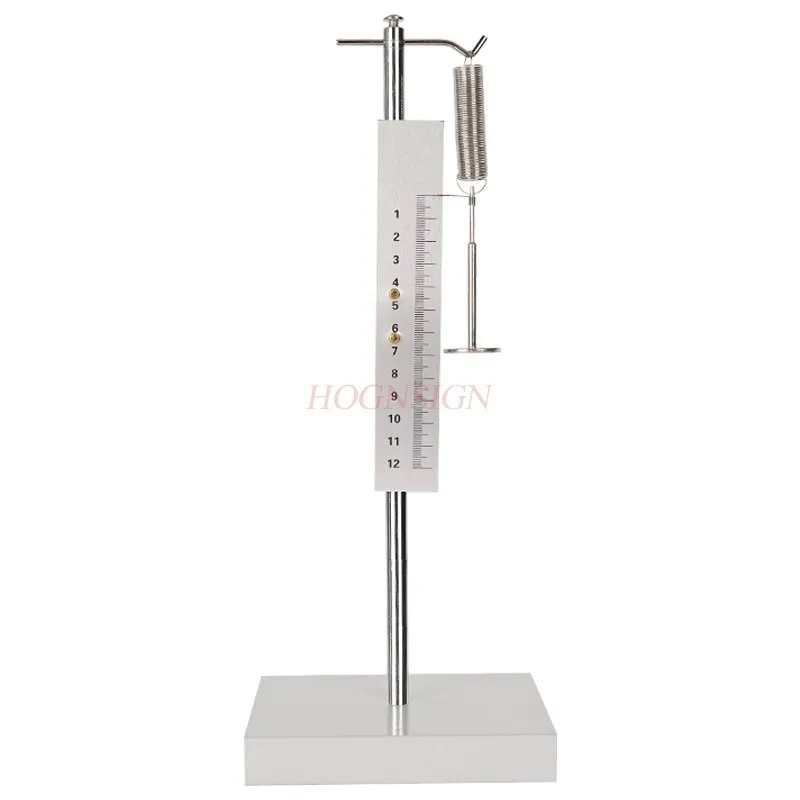 1 conjunto explorando a relacionamento entre elasticidade da mola e comprimento de alongamento da mola no conjunto experimental da mola