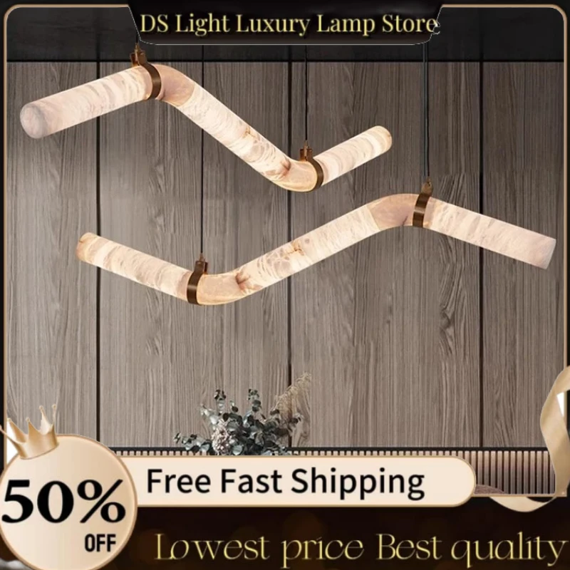 Dimmable LED 2025 Trendy Marble Art Gold Chrome Ceiling Pendant Lights.Pendant Lamp.Pendant Light