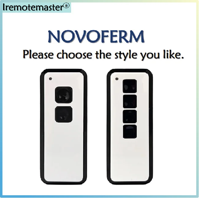 For Compatible with Novoferm Mini Novotron 522 524 Garage Door Remote Control 433.92mhz Rolling Code Transmitter