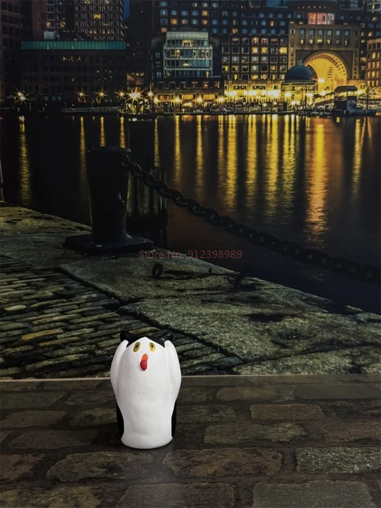 ألعاب المقصورة ألعاب الكبسولات مضحك الحيوان الصراخ فرحان العالم الشهير اللوحة الغوريلا العانس القط هاتشي نيكو كاليكو حلية أرقام