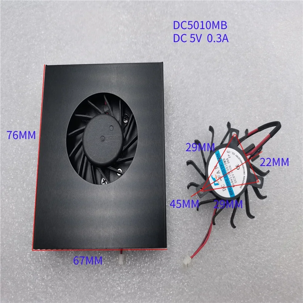 NEW FAN FOR  DC5010MB1 45MM 26X26X26MM 26MM 5V 12V Graphics card cooling fan