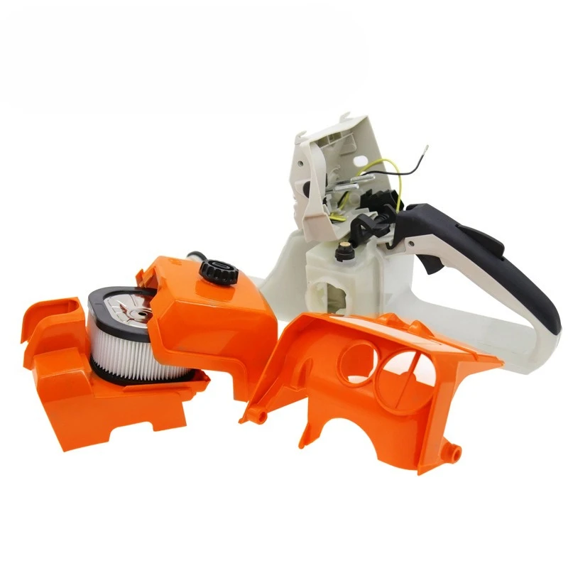 Chainsaw accessories MS440 044 oil can, air filter cover, cylinder cover, fuel tank, lift handle, front baffle