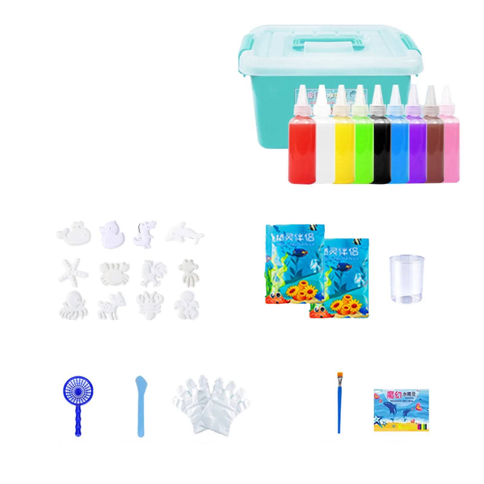 الأطفال المحيط لتقوم بها بنفسك ألعاب الغروانية حل الأطفال اللعب لتقوم بها بنفسك مجموعة المحيط التنوير لعب الأطفال ألعاب تعليمية 60 مللي