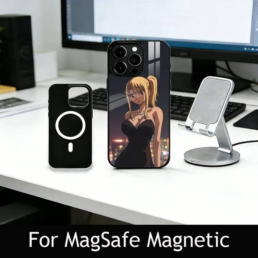 F-Fairy T-Tail L-Lucy Heartfilia Phone Case For iPhone17,16,15,14,13,12,11 Plus,Pro Magnetic with Magsafe Wireless Charging