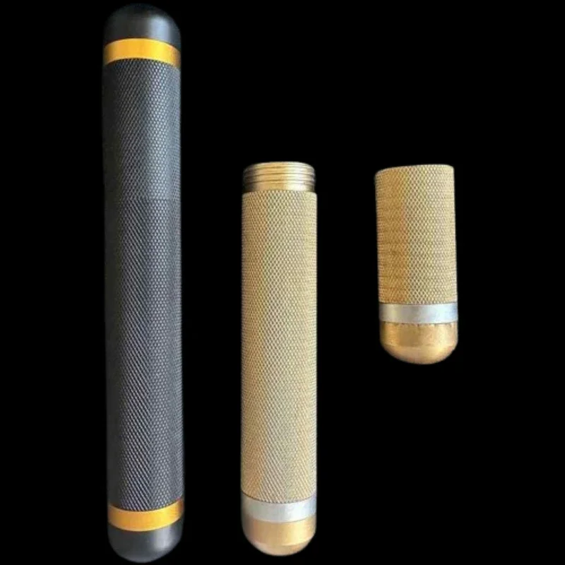 

1PC Metal Cigar Tube Jar Single Cigar box Travel Humidor Box Portable Storage gift for men cigar accessroies 17