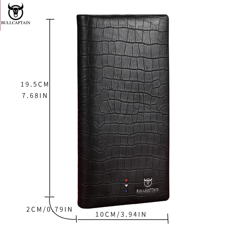 بولكابتن محفظة رجالي من الجلد الطبيعي منتج مميز محافظ من جلد البقر للرجال محفظة قصيرة Portfeuille Homme محافظ قصيرة