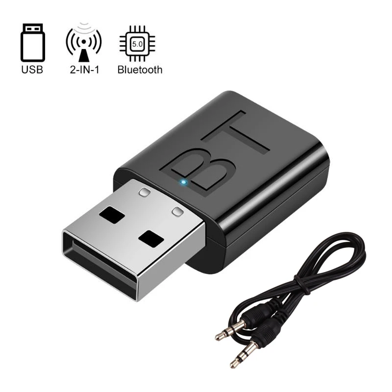 USB Bluetooth 5.0 トランスミッター レシーバー ステレオ Bluetooth RCA USB 3.5mm AUX TV PC ヘッドホン ホームステレオ カー HIFI オーディオアダプター