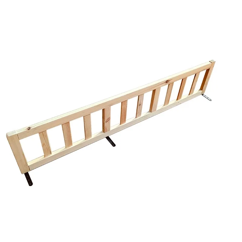 Solid wood crib guardrail baby bedside fence children's bed bed guardrail 1.5 bed 1.8-2 meters baffle
