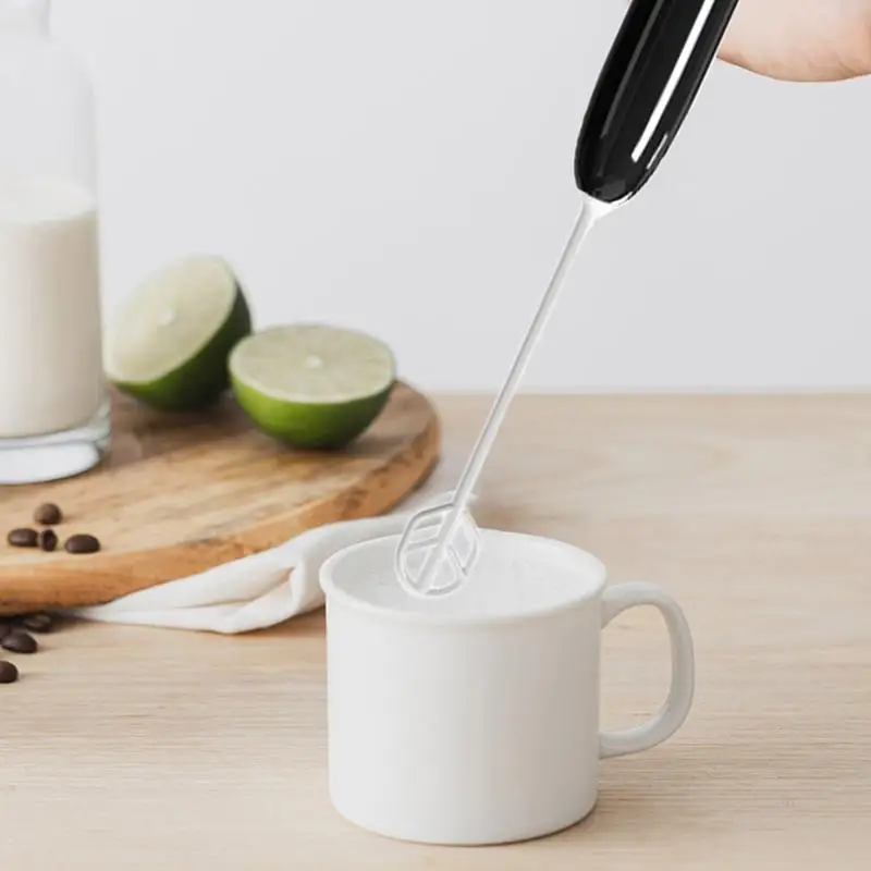 Portable Hand Blender Battery Powered Electric Egg Beater Milk Frother Handheld Electric Drink Mixer For Coffee Eggs Milk