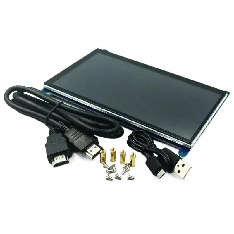 Raspberry Pi 3/4 5inch 7inch LCD HDMI display 5inch 800x480 HD resolution 7inch 1024x600 UHD resolution Capacitive Touch Screen
