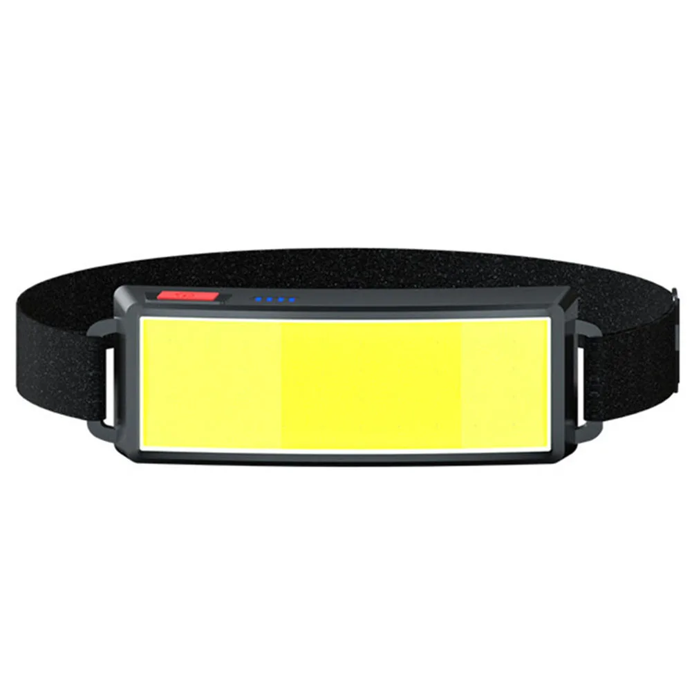 

COB LED Headlight Flashlight USB 3 Mode Lamp Outdoor Travel Camping Hiking Torch