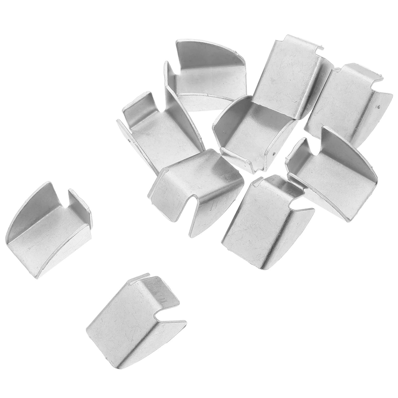

10 Pcs Shelf Support Clips Metal Partition Brackets Cabinet Pegs for Bookshelves File Storage Sturdy Heavy Duty Hardware