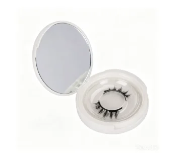Magnetic Fox-style Eyelashes, 1 Pair, Camellia Cluster Lash Set, Handmade Magnetic Lashes, Natural Look, Cat-eye Wing