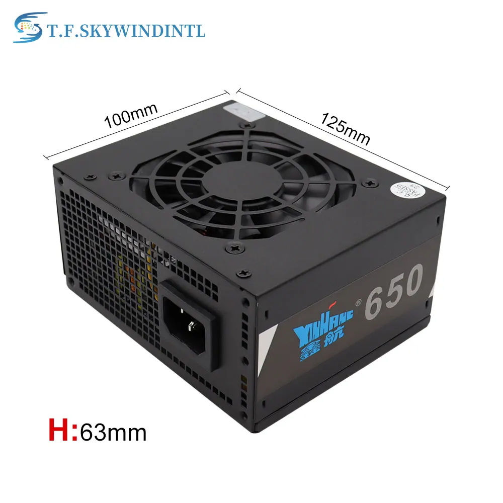 Imagem -05 - Xinhang-sfx Totalmente Modular Mini Itx Case Fonte de Alimentação do Computador 110v240v Certificação 80plus 650w