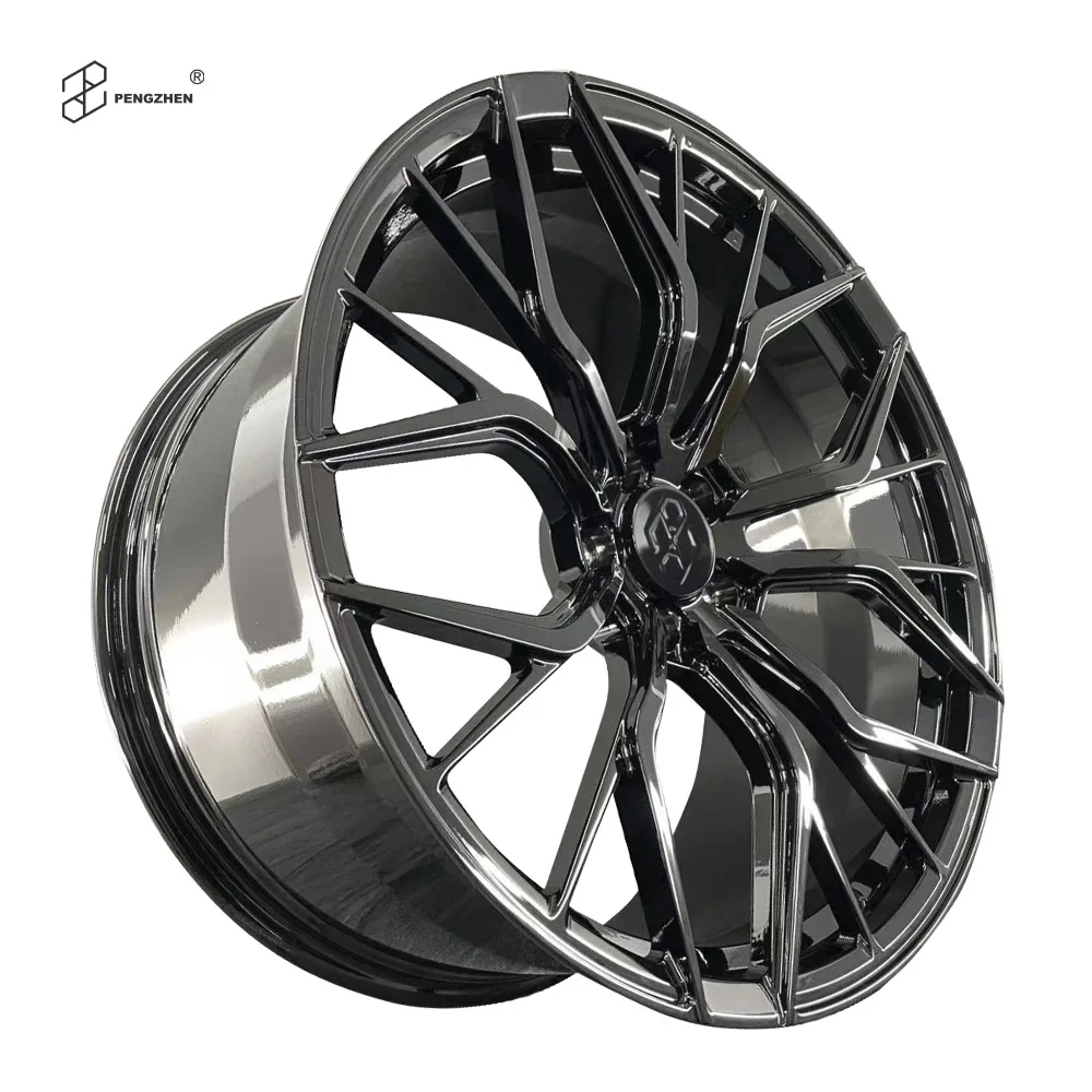 For  Black Glossy Monoblock Multi Spoke Rims 18x9.5 19 20 21 Inch 5x114.3 Wheels for Infiniti QX70 Q50