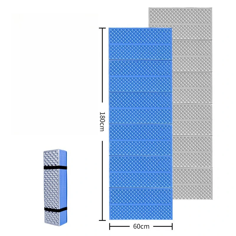 

Aluminum Foil Camping Sleeping Pad - Foldable Egg Crate Foam Mat for Hiking/Picnic, Lightweight,Insulated & Multi-Point Support
