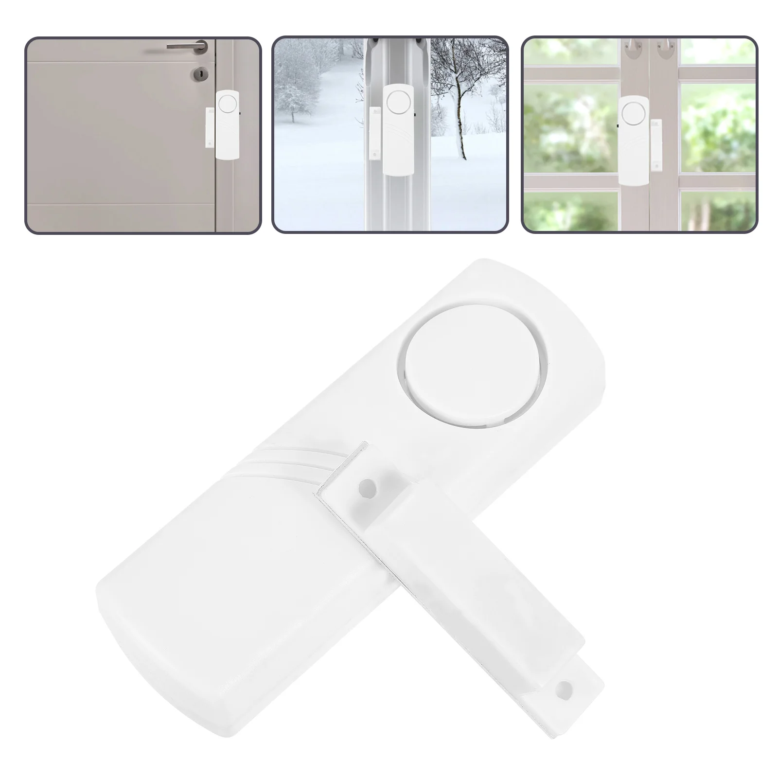 Home Door Window Alarm Sensor White Motion Security Alert System Magnetic Sensor for Home Protection