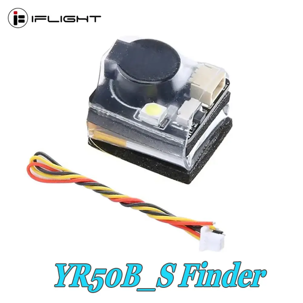 IFlight YR50B_S Finder Buzzer 100dB BB ring LED light alarm 100 decibels programmable BF F7 for FPV quadcopter and RC Airplane