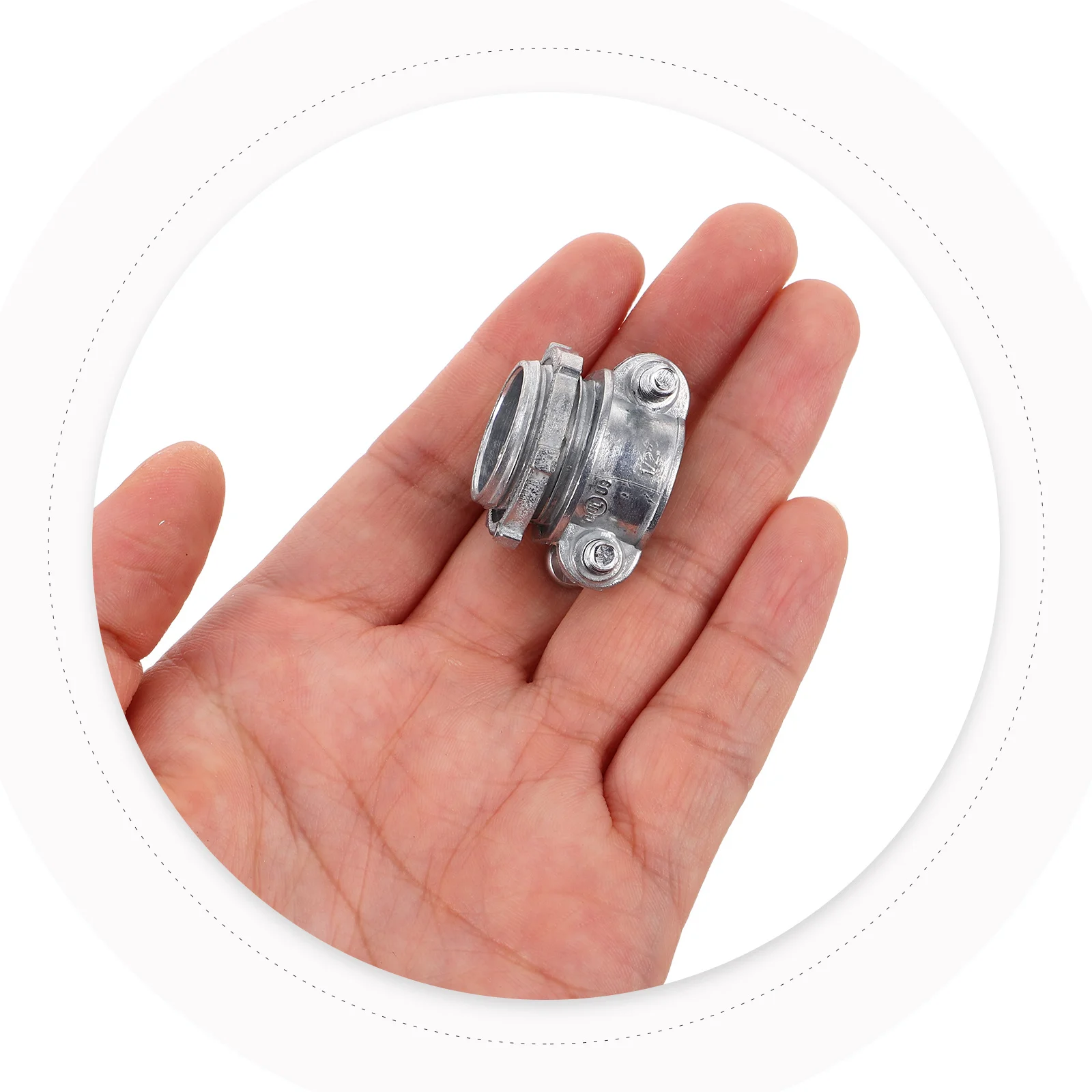 

12Pcs Cable Connectors Screw Clamp Easy Install Versatile Compatibility for Different Devices Cable Hose Clamp