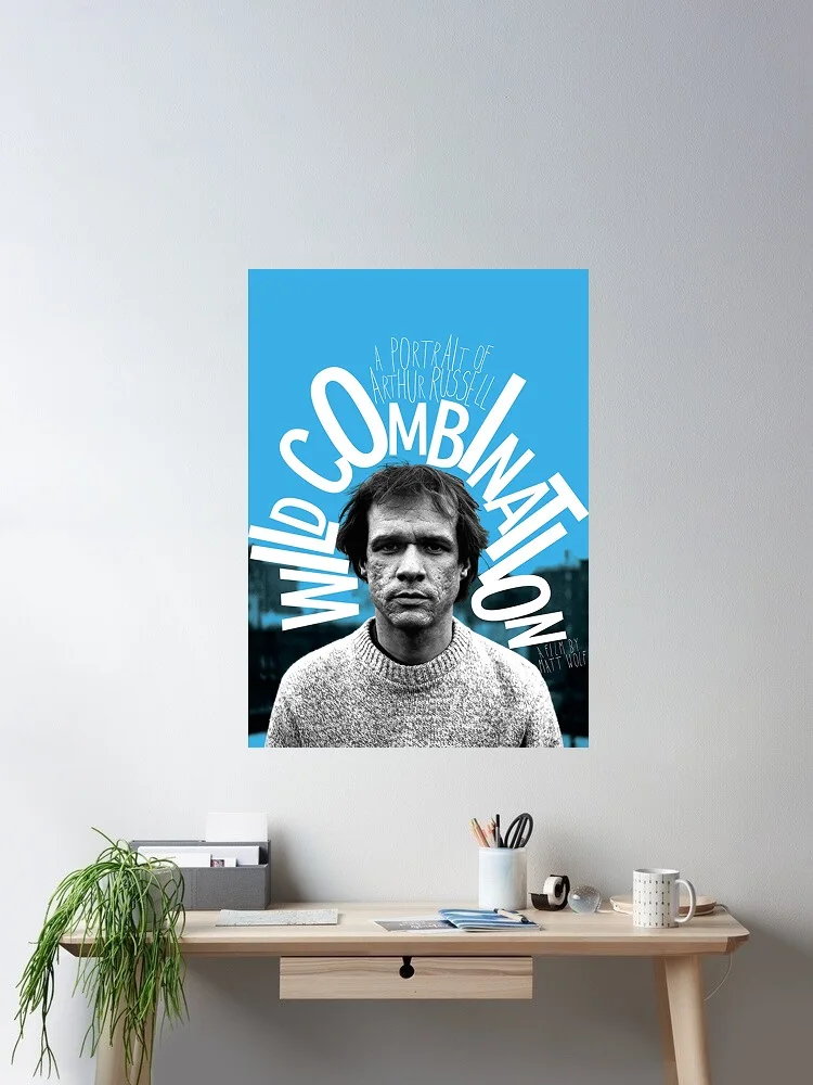 

Wild Combination: A Portrait of Arthur Russell, Print Art Canvas Poster, For Living Room Decor, Home Wall Picture