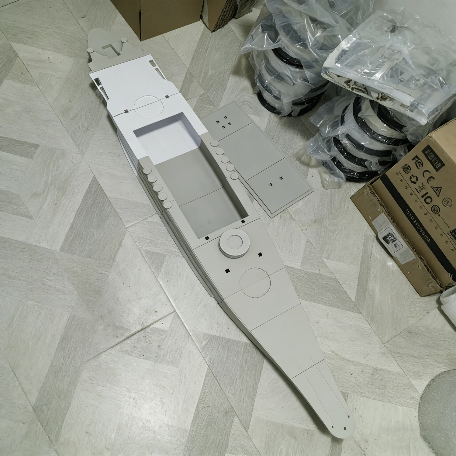 1/200 RC Ships Whale Battleship Remote Control Boat 3D Printed Meticulously Crafted RC  Schiffe Model Kit Ship Toy Warship Model