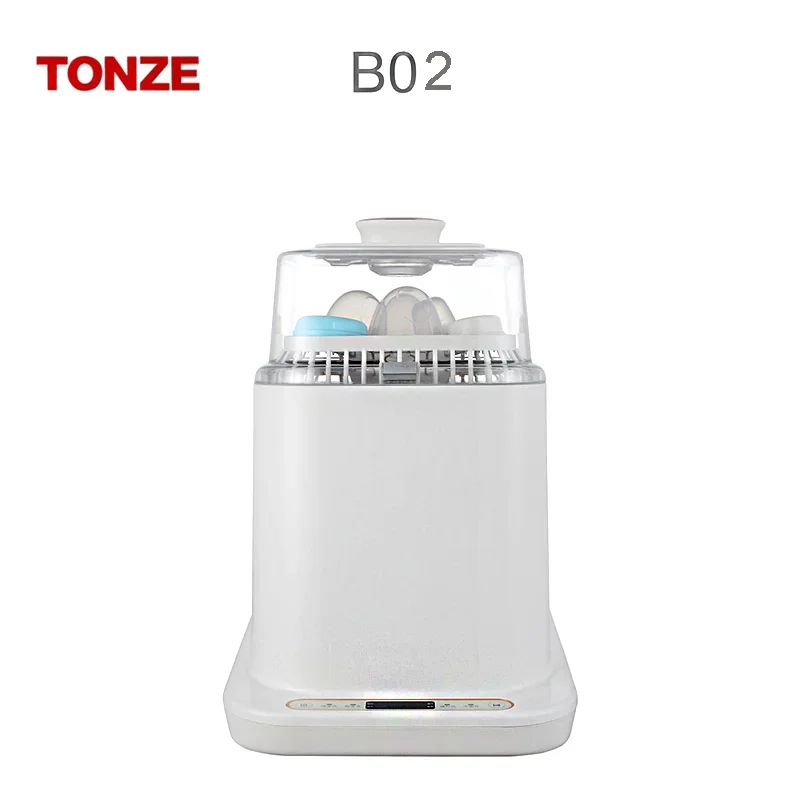 Tonze Baby Bottle Steam Sterilizer Dryer Large Capacity Baby Bottle Cleaner Machine Automatic Baby Bottle Washer