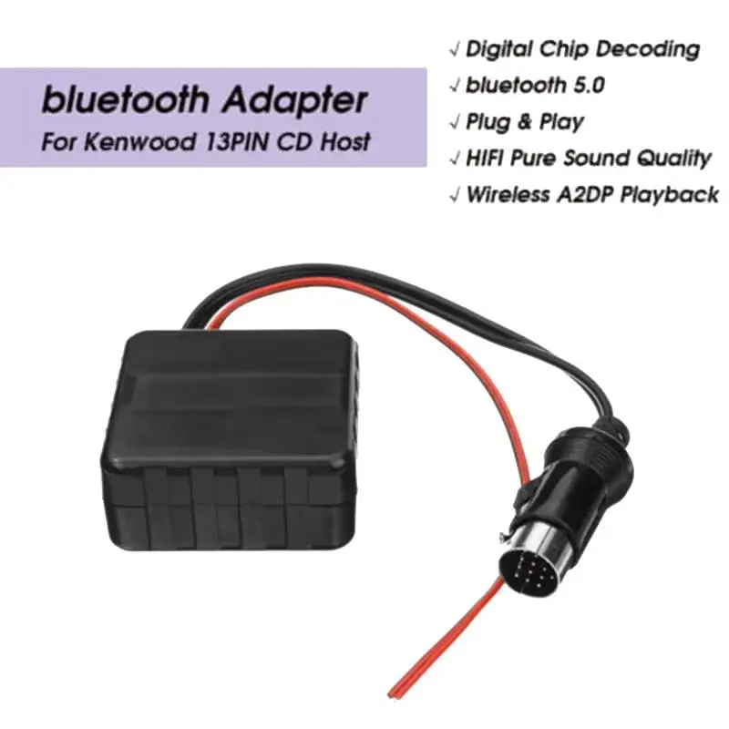 ケンウッド13ピンcdホストHi-fi音質用の,車のワイヤレスBluetooth