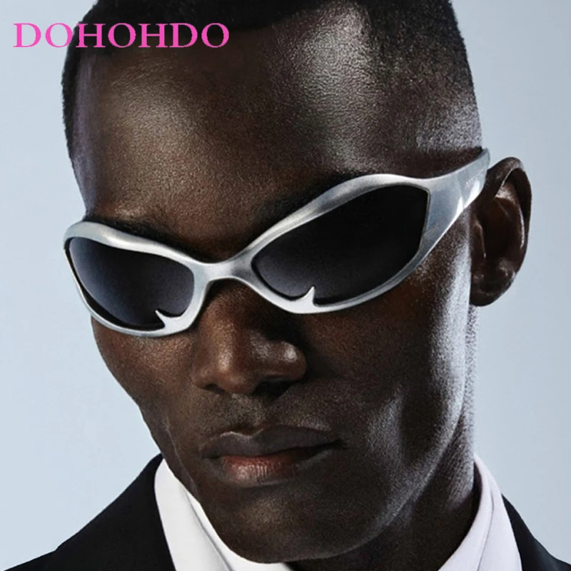 

Fashion Y2K Punk Hip-hop Women's Sunglasses Luxury Designer Futuristic Sunglass Men Outdoor Sports Cycling Eyewear Unisex UV400