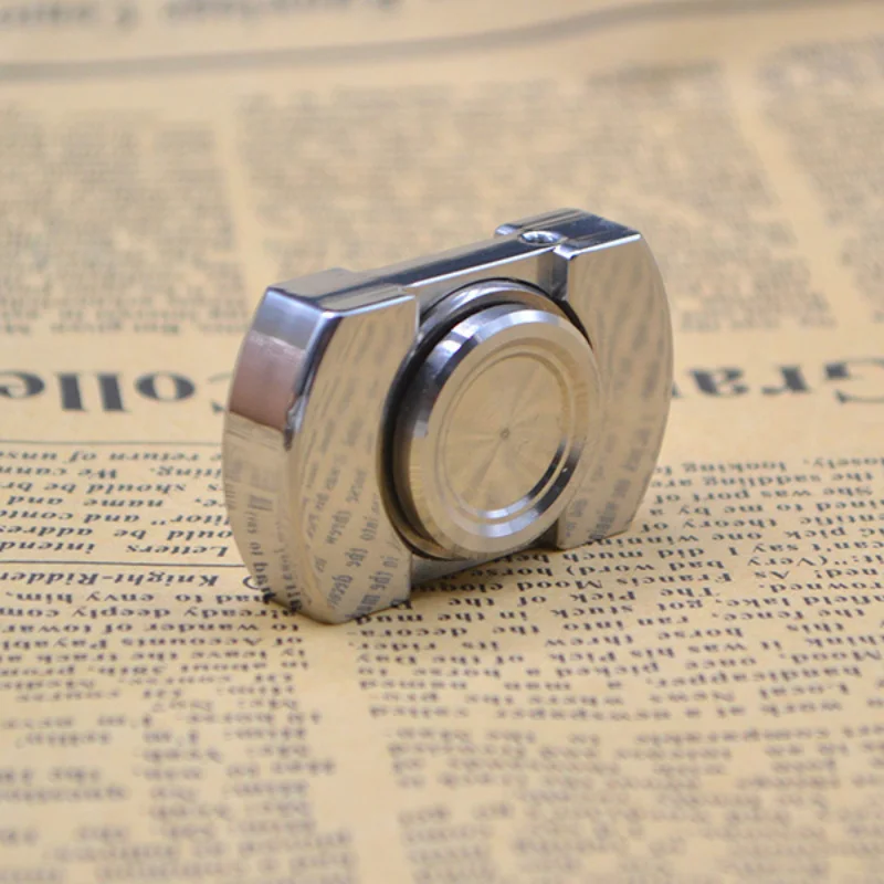 EDC Fidget Spinner EDC Metal Gyro Stainless Steel Hand Stress Reliever Toys for Adult Office Anxiety Autism