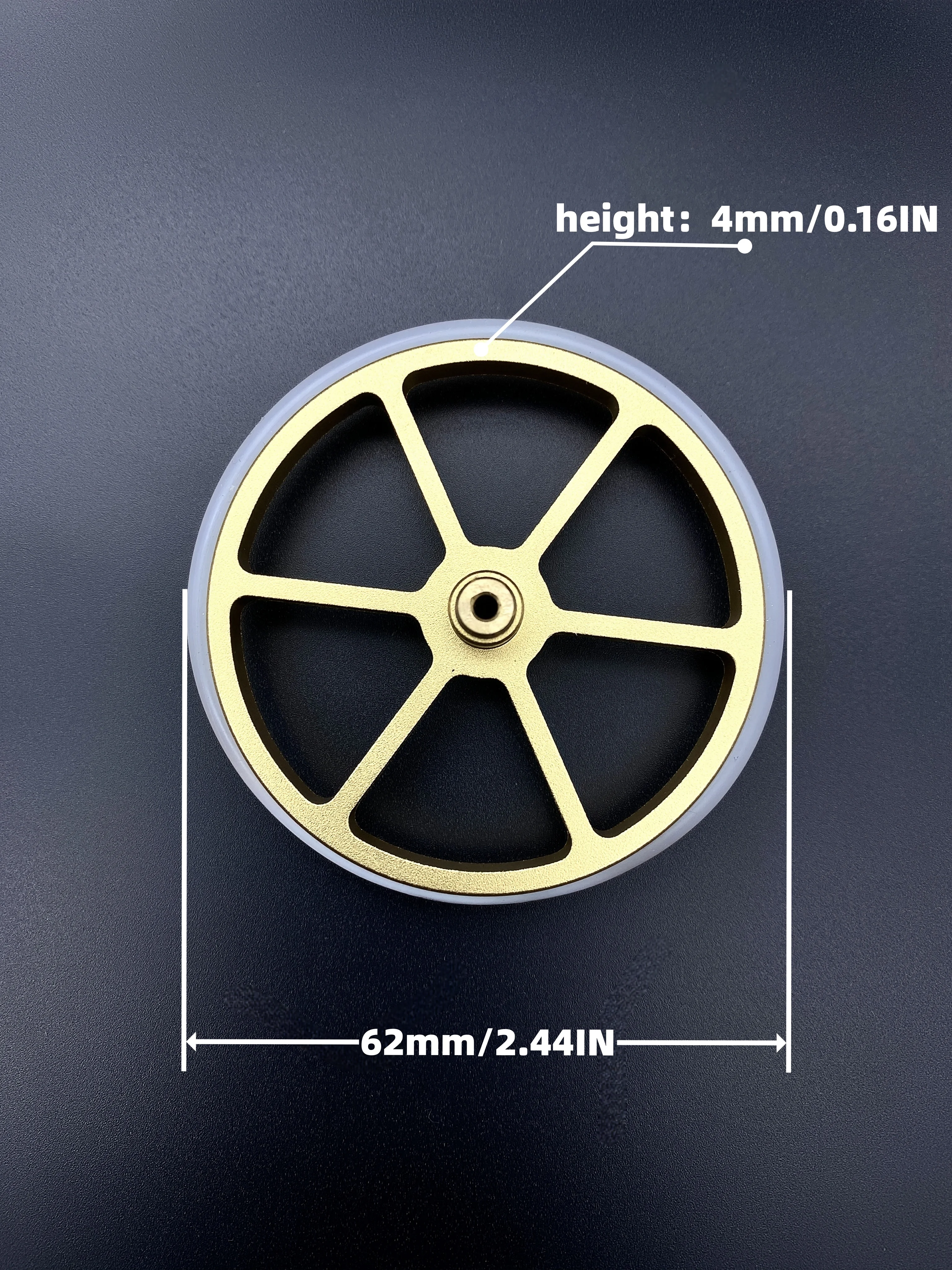 LENCO 75/78 Turntable Drive Roller Replacement Full Copper Stainless Steel Spring Turntable Parts