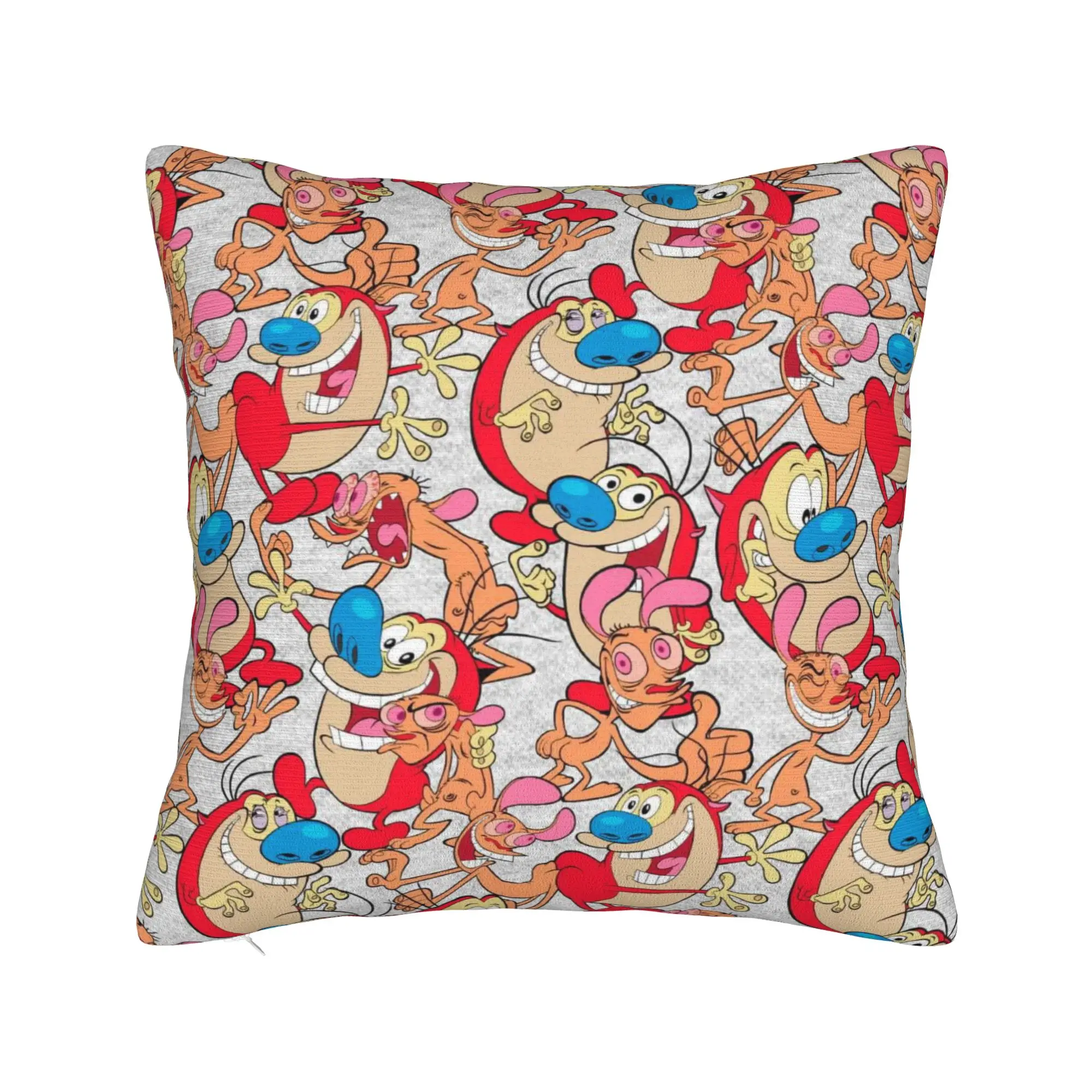 R-Ren & S-Stimpy Show Pillowcases  Morden Pillow Case For Living Room Sofa Design Pillow Cover