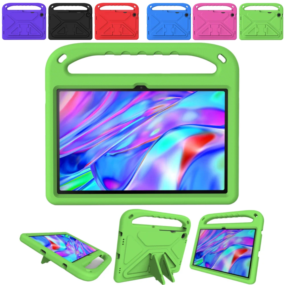 

Чехол для Lenovo Tab M10 Plus 3-го поколения 10,6 дюймов Xiaoxin Pad 10,6 дюйма TB-125FU TB-128FU TB-128XU Крышка-подставка с ручкой из ЭВА и слотом для ручки