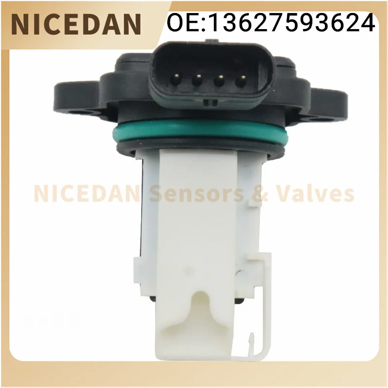 

13627593624 Датчик массового расхода воздуха MAF для BMW X1 X3 X4 X5 X6 E90 135i 335i 528i 535i 640i 2011-2013 7593624 5WK97512