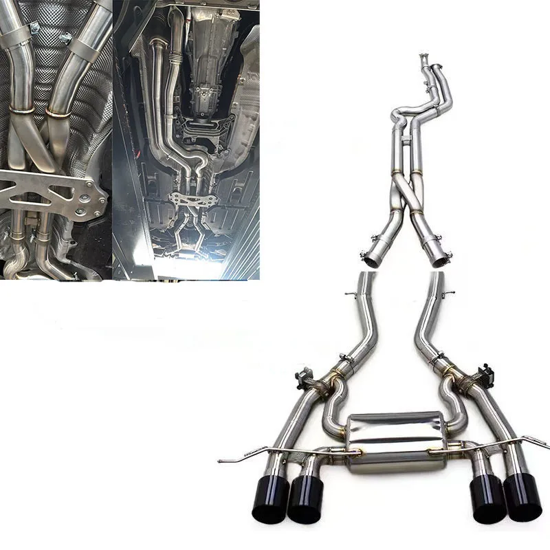 

SS304 Z-Tube Equal-Length Medium Exhaust, Compatible with BMW M3/M4/M2 G80/G81/G82/G87 3.0T S58 2021-2024
