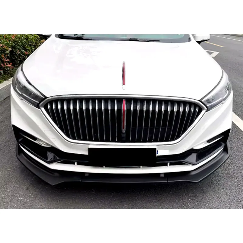 Black Splitter for Hongqi H5 Front Skirts 2018-2024 Front Bumper Spoiler Car Body Kit Accessories