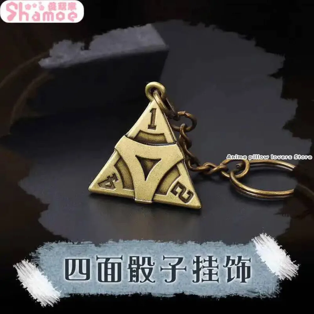 

a Anime Identity Ⅴ Michiko Four-Sided Dice Small Pendant Keychain Cosplay Decoration Gift