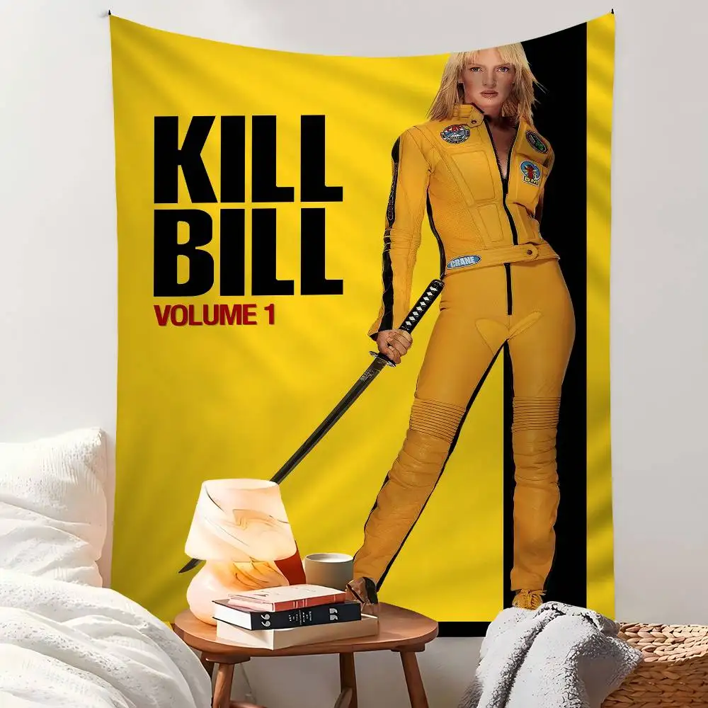 

Kill Bill Movie Hippie Wall Hanging Tapestries Bohemian Wall Tapestries Mandala INS Home Decor