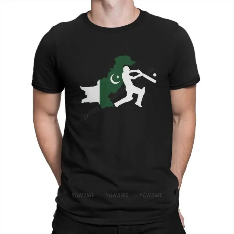 Funny Pakistan Team T-Shirt for Men Round Collar Cotton T Shirt Cricket Ball Sport Short Sleeve Tee Shirt 6XL Clothes