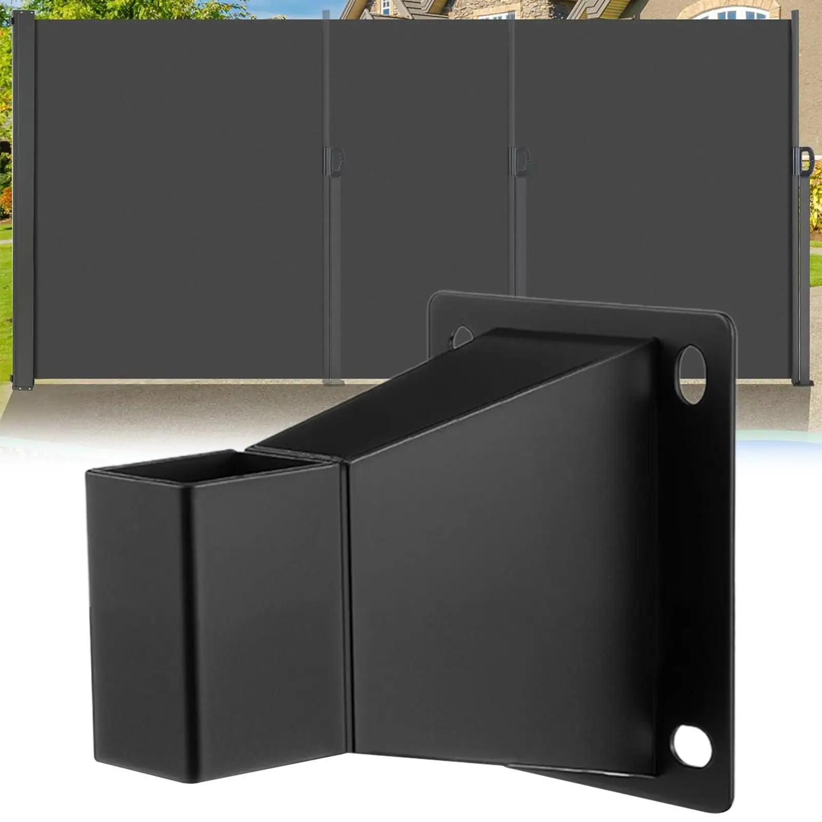 

Кронштейн для настенного крепления боковых навесов, комплект опорных кронштейнов с винтами и шайбами, для патио, двора, веранды, улицы