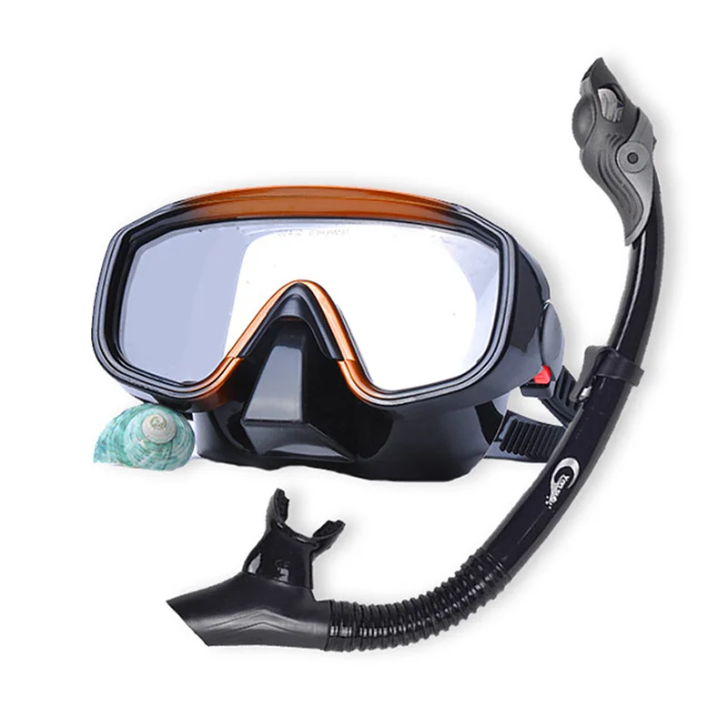 

New Adult Professional Scuba Diving Masks Snorkeling Set Glasses Tube Adjustable Strap for Women Men Adult Swimming Mask