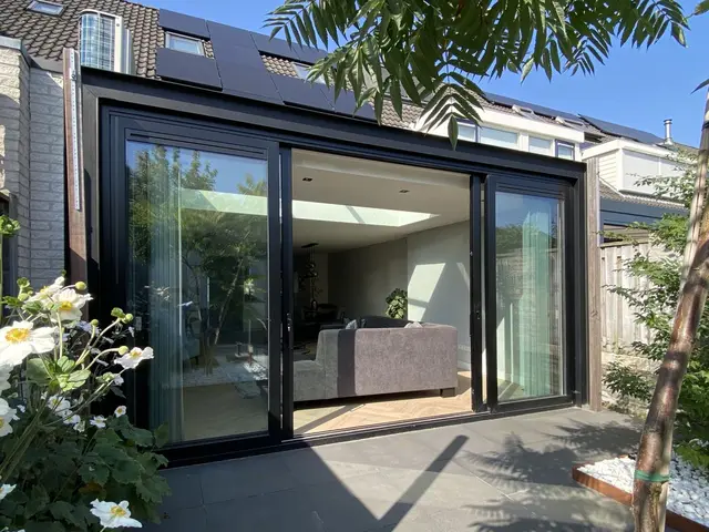 Full Vision Doors Custom Design Glass Sliding Door Balcony Patio Sun Room Glass Door with Double Tempered Glass Sliding Doors 5