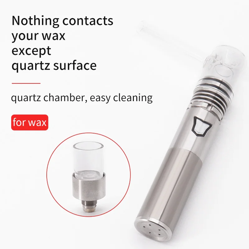Longmada Motar Stick Vape Pen Kit Quartz Coil Glass Mr Bald Atomizer Trunk 510 Thread Battery E Cigarette Herbal Vaper Vaporizer