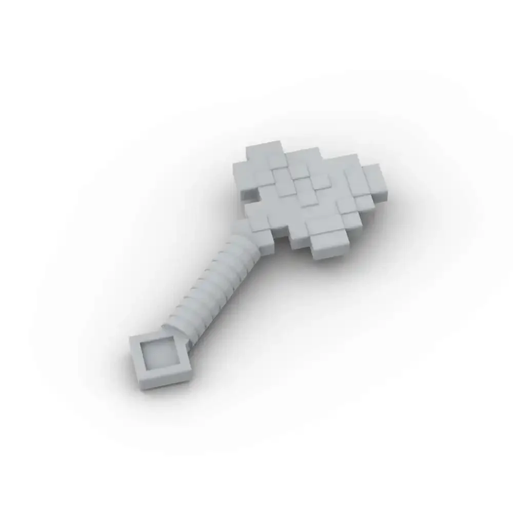 

MOC 10PCS Bricks Part 18788 Pixelated Prop Handheld Arms Building Blocks Set Utensil Axe Particle DIY Toy Children Birthday Gift