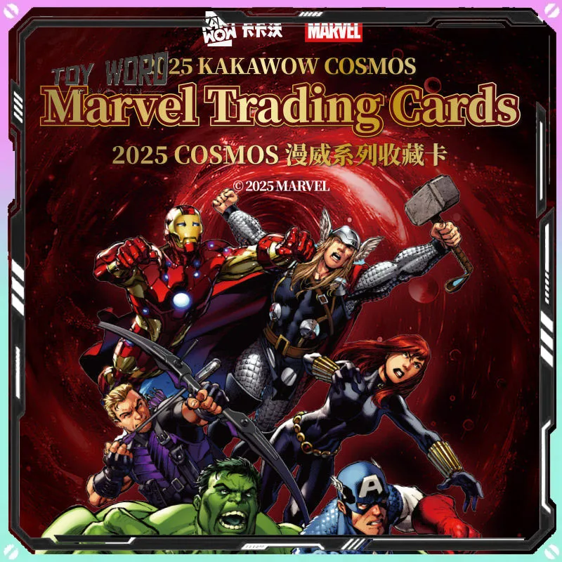 

Новые 100% оригинальные карты KAKAWOW 2025 COSMOS Marvel Comics Series, карточная коробка, игровая коллекционная коробка для соревнований, игры, подарки