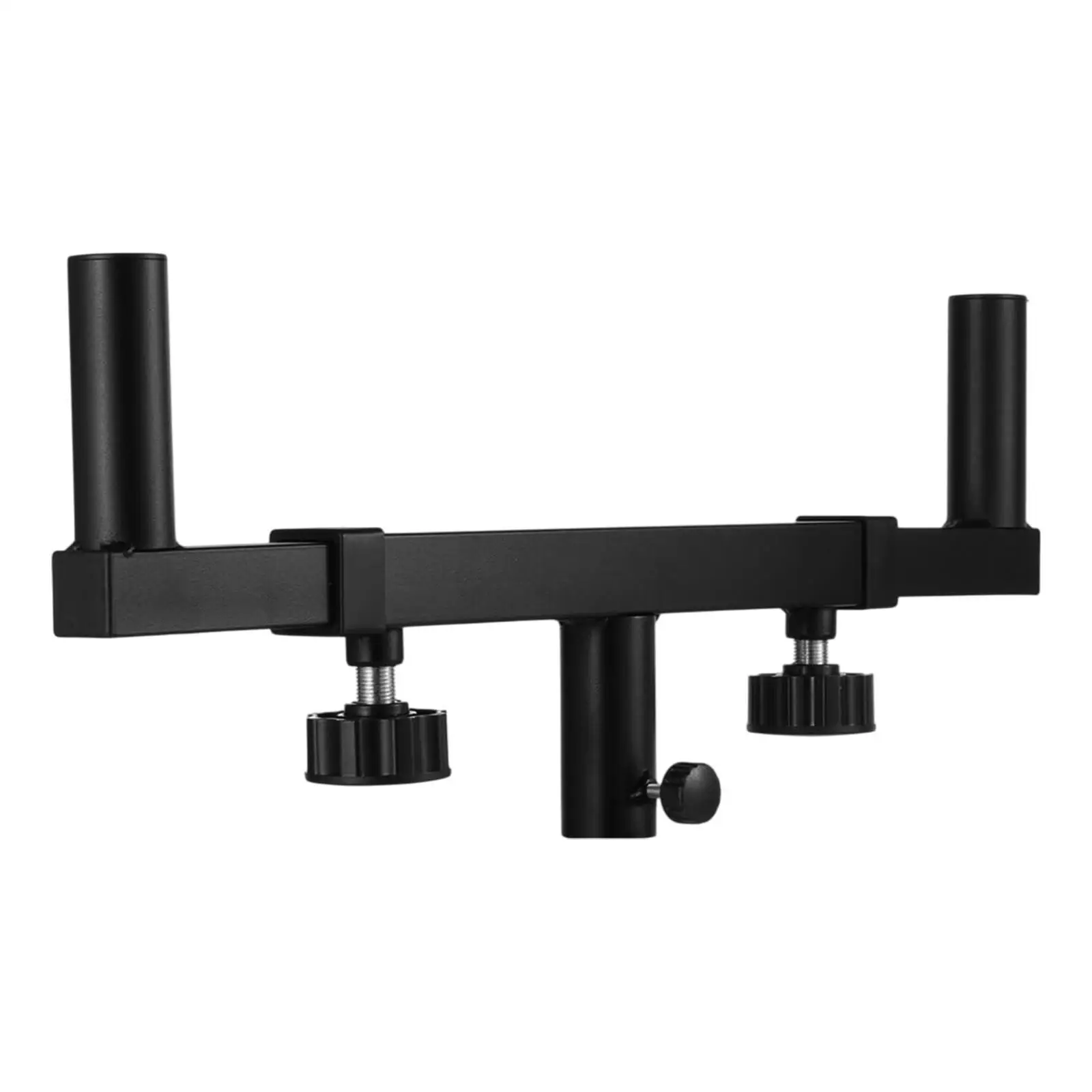 Speaker Mounting Brackets Double Speaker Pole Mount Space Saving Heavy Duty Professional Stable Speaker Holder for DJ Speaker